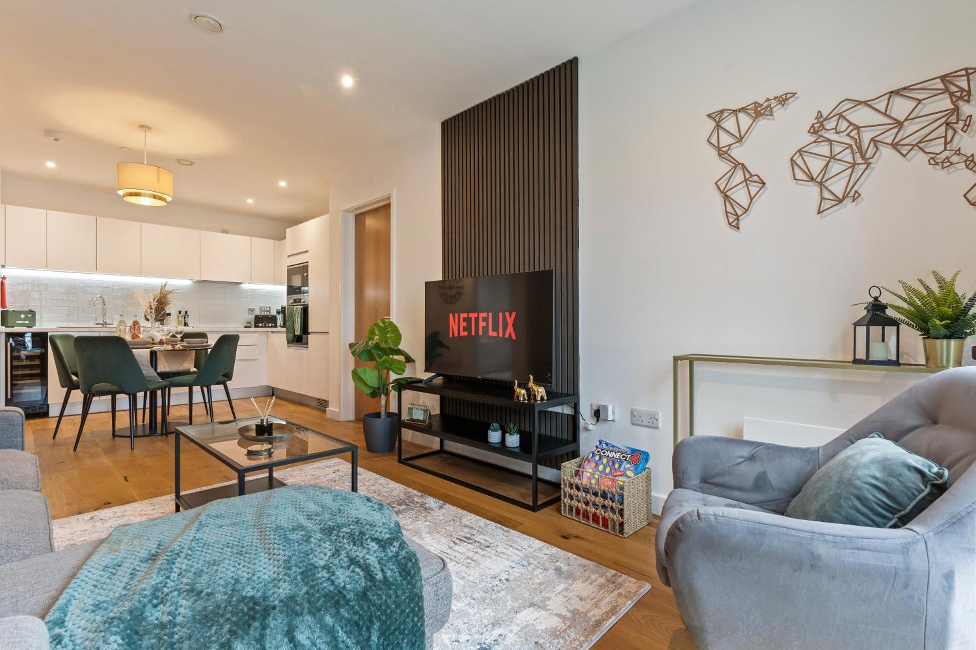 Shanti Suite - 2Bed 2Bath City Centre - Wifi - Netflix- Parking- Modern- Perfect For Family, Contractors, Leisure, Business By Shanti Nights Birmingham Exterior foto